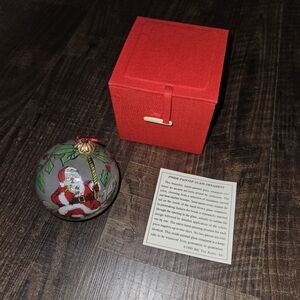 1994 Inside Painted Glass Hand Blown Ornament